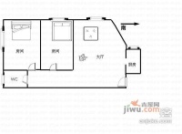 安业花园2室2厅1卫80㎡户型图