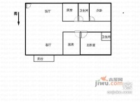 翠竹园3室2厅2卫81㎡户型图