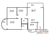 丽日翠庭3室2厅2卫108㎡户型图