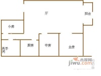 丽日翠庭3室2厅1卫70㎡户型图