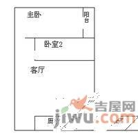 海鹰大厦2室1厅1卫户型图