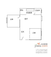 桃花园住宅小区2室1厅1卫户型图