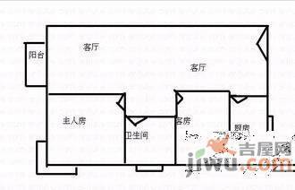 锦花大厦2室2厅1卫114㎡户型图