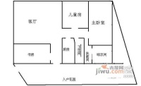 蓝馨苑2室1厅1卫65㎡户型图