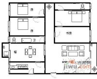 鸣翠谷4室2厅2卫户型图