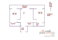 瑞城御林公馆2室2厅2卫户型图