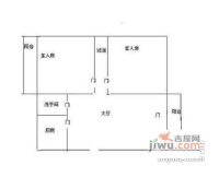 民浩楼2室2厅1卫78㎡户型图