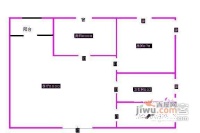 梅林苑2室2厅1卫79㎡户型图