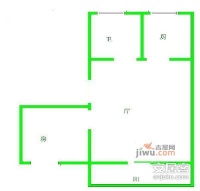 漾福居2室1厅1卫71㎡户型图