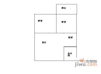 新阁小区2室1厅1卫52㎡户型图