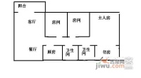 金桃园大厦4室2厅2卫120㎡户型图