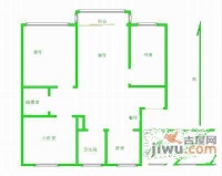 桑达苑2室2厅1卫86㎡户型图