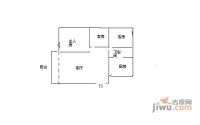 文竹园3室2厅2卫88㎡户型图