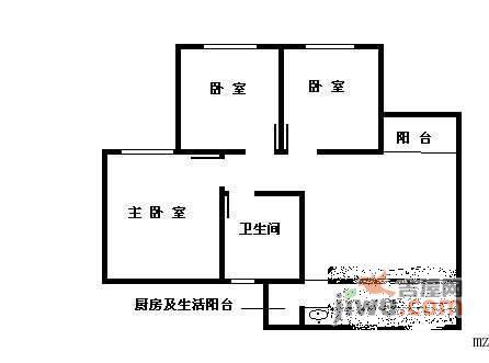 怡海广场3室2厅2卫111㎡户型图