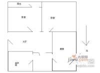 五邑大厦2室1厅1卫87㎡户型图
