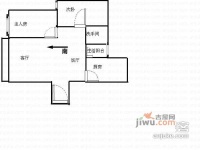 翠景山庄2室2厅1卫72㎡户型图