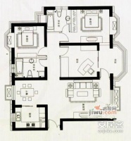 嘉福花园4室2厅2卫151㎡户型图