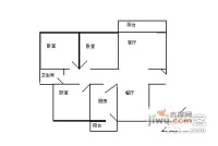 嘉逸花园3室2厅1卫107㎡户型图