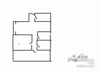 福业大厦3室2厅2卫91㎡户型图