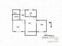 东湖丽苑3室2厅1卫78㎡户型图