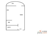 宝丽苑1室1厅1卫52㎡户型图