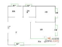 世纪广场2室1厅1卫75㎡户型图