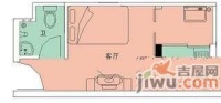 深意公寓1室0厅1卫33㎡户型图