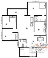 金燕园4室2厅2卫113㎡户型图