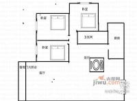 新时速嘉园3室2厅1卫84㎡户型图