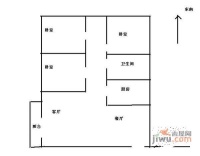 粤海新村3室2厅1卫户型图