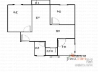 怡海花园3室2厅1卫97㎡户型图