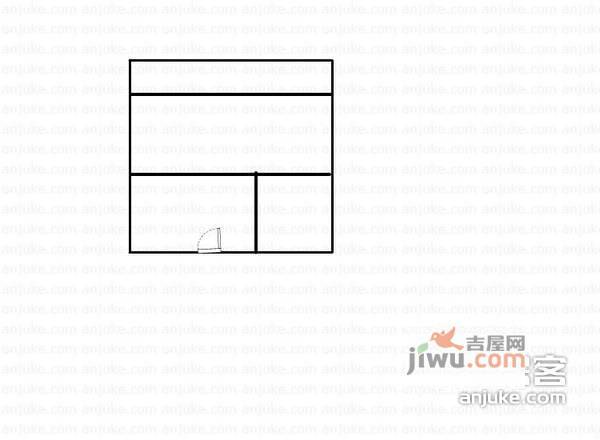 雷圳碧榕湾名苑1室1厅1卫40㎡户型图