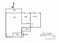 海语西湾2室2厅1卫76㎡户型图