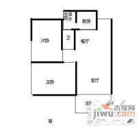 碧海天家园2室2厅1卫76㎡户型图