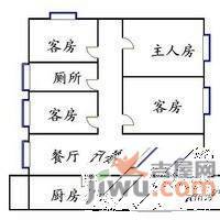 祥祺花园4室2厅2卫户型图