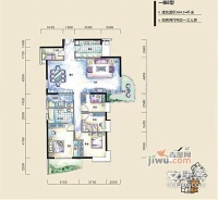 一辉花园3室2厅2卫125㎡户型图