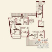 半山兰溪谷二期4室2厅3卫207㎡户型图