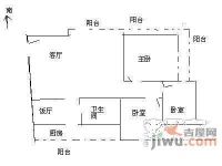 滨江新村3室2厅1卫98㎡户型图