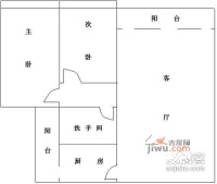 鼎盛时代3室2厅2卫142㎡户型图