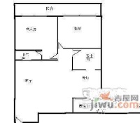 银泉花园2室2厅2卫97㎡户型图