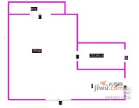 迷你新居1室0厅1卫27㎡户型图