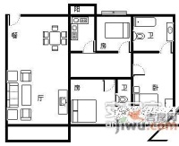 绅宝花园3室2厅2卫117㎡户型图