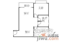 绅宝花园2室2厅1卫82㎡户型图