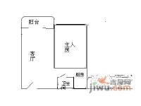 紫薇阁1室1厅1卫户型图