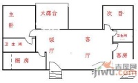 天朗风清3室2厅2卫户型图