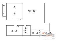 航天立业华庭2室2厅1卫107㎡户型图