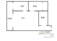 海世界2室2厅1卫83㎡户型图