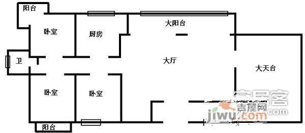 万科东海岸二期4室2厅2卫256㎡户型图