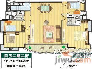 物业时代新居5室2厅3卫249㎡户型图