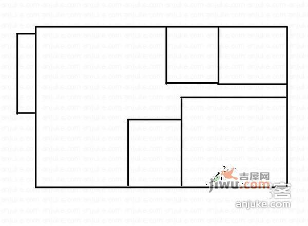 兴隆大厦2室1厅1卫75㎡户型图